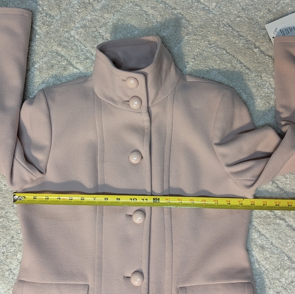 NWT Nine West Tempting Pink Cashmere Blend Jacket Coat, 12 - Picture 10 of 15